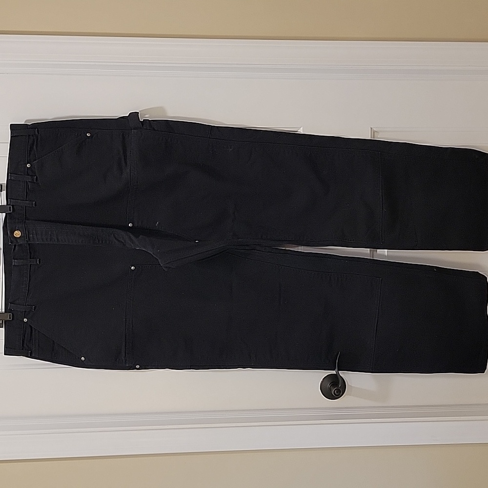Carhartt Double Knee B01-BLK Original Fit Union Made Vintage Pants Size 46x34 - Picture 10 of 10